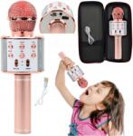 Skleplolki Vezeték Nélküli Mikrofon, Bluetooth Karaoke, USB, LED világítás (BEZPRZEWODOWY MIKROFON)