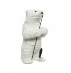  Jegesmedve horgászbottal fehér karácsonyi dekoráció