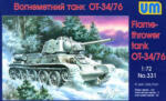 UniModels OT-34/76 Flamethrower Tank 1: 72 (UM331)