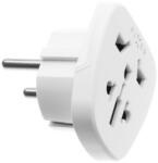 Fixed EU utazó adapter átalakító különböző aljzatokra fehér FIXED (FIXCT-EU)