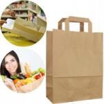 Wimex Papírzacskó barna füllel szürke 32x16x39cm