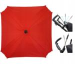 Skyline Piros, négyszögletes napernyő babakocsihoz, 62 cm, UV50 szűrő Pl (PS201600d14)