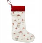  Karácsonyi dekoráció Wrendale karácsonyi dekoráció zokni ajándékok (XSTK001)