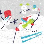 Paw Decoupage szalvéta 371S Hóemberek hóemberek 1db (371S)