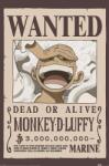 Pyramid International One Piece Wanted Monkey D Luffy poszter 61x91, 5 cm