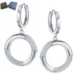 Mennica Świdnicka Fülbevaló Kerek Ékszerek Ezüst 925 Cirkóniákkal Ajándék Női