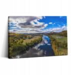 Wallfluent Fotótapéta Látványos Nappaliba Mennyország tükröződése a folyóban 30x20 cm (010030010150000276820)