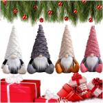 Azaris Karácsonyi manó szett Karácsonyfa alá Díszmanók 4 db-os (GNOM SKRZAT STOJĄCY KRASNALE KOMPLET 4x)