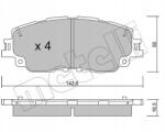 Metelli Fékbetét Első 22-1227-0/MET