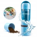 Els Pet Utazó Cumisüveg és tál 2in1 Kulacs Els Pet víz- és eledeltartó 300 ml (5906154741736)