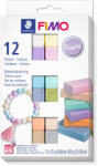 FIMO Soft süthető gyurma készlet - 12 x 25 g, Pasztell színek