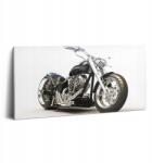 Wallfluent Vászonkép Étkezőbe Szerelésre Kész Fekete Motorkerékpár 100x50 cm (010030010010000074981)