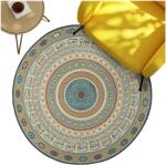 e-floor Kerek Zsinóros Szőnyeg Vízálló 120cm Lapos Modern Boho (EF0270)