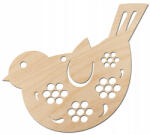 Loveart Madár áttört Loveart rétegelt lemez dekoráció No. 2 Decoupage dekoráció (LOV-Sklejka)