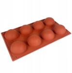 Eurobatt Szilikon Forma Félgömbök egyrészes torta dekoráció tömeg 5, 8cm (EB-EBB-206P)