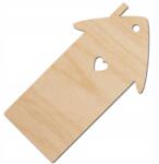 Loveart Fa házikó dekoráció rétegelt lemezből Loveart No. 2 Decoupage dekoráció (LOV-Sklejka)