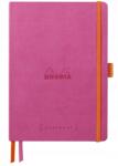 Rhodia jegyzetfüzet Rhodia Goalbook fuchsia A5 keret Softcover pöttyökkel (3037921178096)