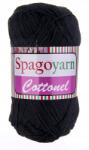 SpagoYarn Fonal Spagoyarn "COTTONEL"85% Pamut 15% Poliészter 100G Fekete (I-VN0-75-332)