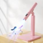 Everin Mini Lampă UV cu Suport Detașabil Roz | Polimerizare Intermediară (YHG-76G)