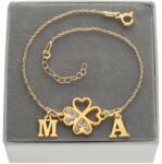 ArtWings Arany karkötő lóhere Betű Két Betű SR925 17 cm