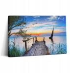 Wallfluent Prémium Vászonkép Étkező Dekoráció Vitorlás A Tóban 30x20 (010030010150000074695)