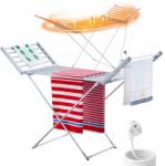  Elektromos Ruhaszárító Mosó Álló Összecsukható 18 Fűtő Biztonságos (INFINITY) Ruhaszárító