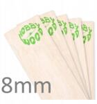 HobbyWood Balsa 8mm közepes-kemény 50cm (00xv8)