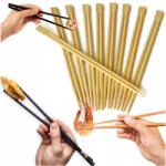 ProOrient Bambusz pálcikák Fa Eldobható Sushihoz 21cm 10 pár borítékban (K 326)