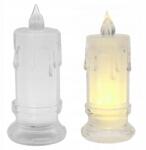 Real Garden Gyertya Elektromos Mécsestartó Utántöltő 11 cm Led Gyertya Akkumulátoros Csillámos (RC-K-1836)