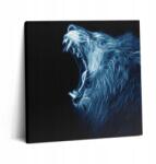 Wallfluent Vászonkép Dekoratív Edzőterem Vad beszéd Oroszlán test 60x60 cm (010030010270000074523)
