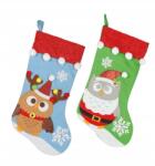 Fiestas Guirca Karácsonyi bagoly vagy Mikulás zokni ajándékokhoz (21866)