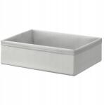 IKEA rendszerező doboz Baxna szürke/fehér 26x34x10cm (204.743.66)