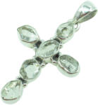  Herkimeri gyémánt kereszt medál - asvanyekszerbolt - 22 090 Ft