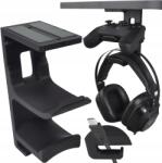 P4U Akasztós Fülhallgató Tartó És Kontroller Szalag, PS4 PS5 Xbox, univerzális (GAM000010-B)