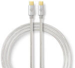 Nedis CCTB60700AL20 USB kábel USB 2.0 2 M USB C Alumínium (CCTB60700AL20)