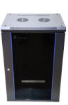 Extralink szafa wisz 19" 15U 450mm d szklane czarna Falra szerelhető Fekete (EX.14329)