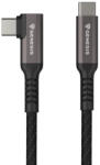 NATEC NVC-2218 USB kábel USB 3.2 Gen 2 (3.1 Gen 2) 3 M USB C 10 Gbit/s Fekete, Szürke (NVC-2218)