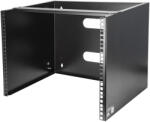 StarTech WALLMOUNT8 8U Falra szerelhető Fekete (WALLMOUNT8)