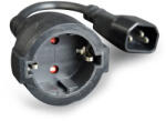 Cablexpert Conexion Shucko hembra a IEC C14 macho 0.15mts (PC-SFC14M-01)