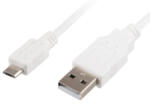 Sharkoon 1.5m, Micro-USB2.0-B/USB2.0-A USB kábel 1, 5 M USB A Micro-USB B 0, 48 Gbit/s Fehér (4044951017775)
