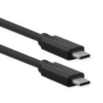 Roline 11.02. 9070 USB kábel USB 3.2 Gen 2 (3.1 Gen 2) 0, 5 M USB C 20 Gbit/s 100 W Fekete (11.02.9070)
