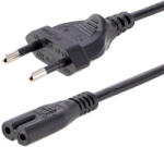 StarTech 752E-2M-POWER-LEAD tápkábel Fekete CEE7/16 C7 csatlakozó (752E-2M-POWER-LEAD)