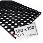 Sigmet Lábtörlő Bejárati Áttört Gumi Külső Cipőajtó Alá 100x150 (SIG8989)