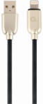 Cablexpert CC-USB2R-AMLM-1M Lightning kábel Fekete (CC-USB2R-AMLM-1M)