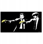Coloray Fotó-vászonkép Pulp fiction Banksy 100x50 (010030010010000016634)