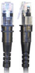 PatchSee TP-6A-U/8 Fekete 2, 4 M Cat6a U/UTP (UTP) (TP-6A-U/8)