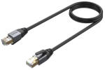 Unitek C18149AGY03-1M hálózati kábel Fekete Cat8 S/FTP (S-STP) (C18149AGY03-1M) - compzone