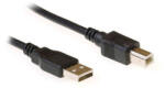 Ewent EC2403 USB kábel USB 2.0 3 M USB A USB B Fekete (EC2403)