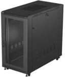 Lanberg FF01-6222-23B állvány 22U Szabadonálló állvány Fekete (FF01-6222-23B) - compzone