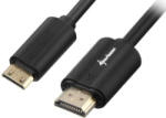 Sharkoon 1m, HDMI/Mini HDMI HDMI kábel HDMI A-típus (Standard) HDMI Type C (Mini) Fekete (4044951017997)